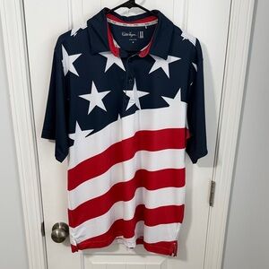 Men's American Flag Polo - Walter Hagen